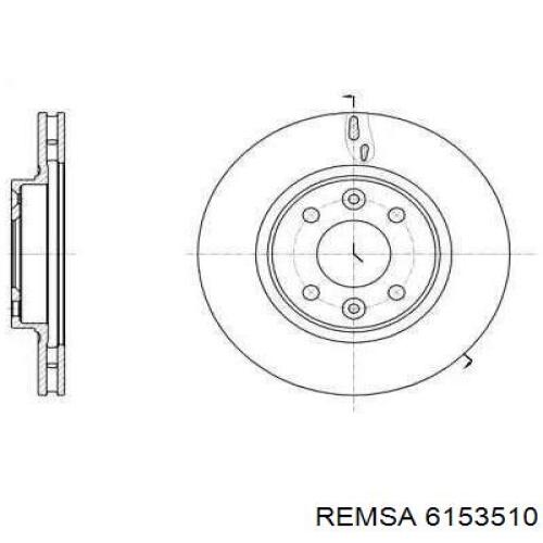 Купить 6153510 Remsa Ротор тормозной