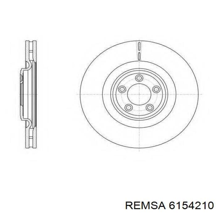 6154210 Remsa Диск тормозной передний