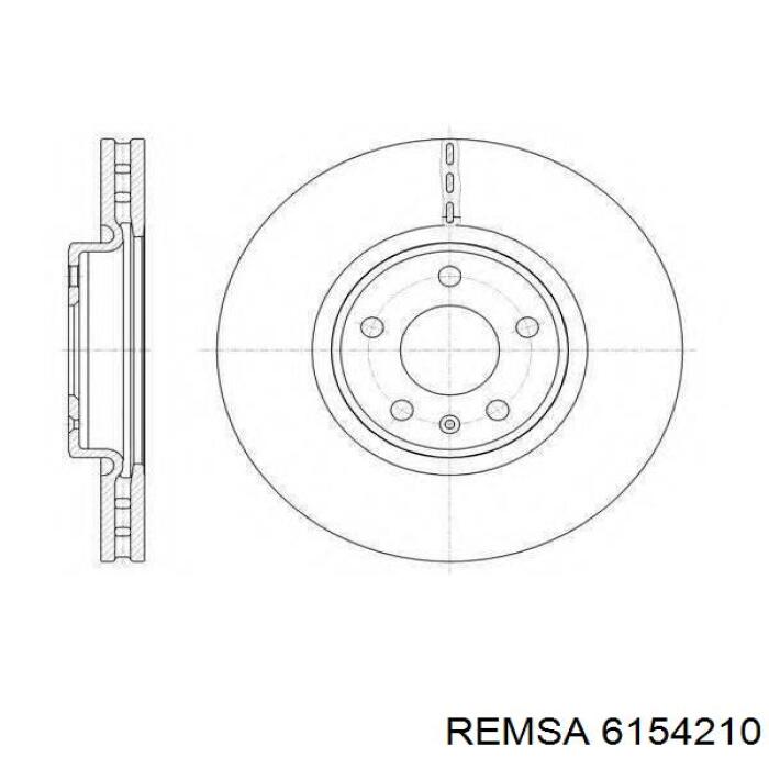 Тормоз дисковый передний Remsa 6154210 цена, от 64.97 USD