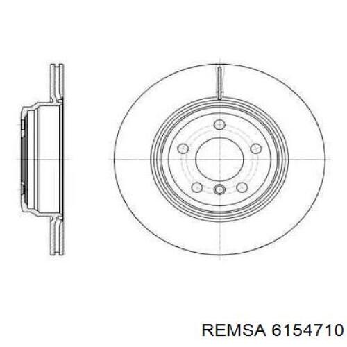 Тормозные диски 6154710 Remsa