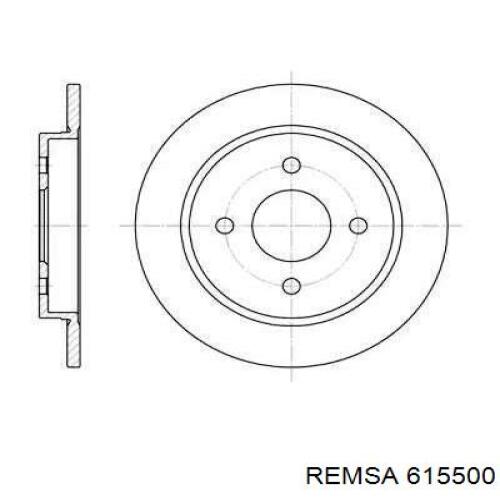 Тормозные диски 615500 Remsa