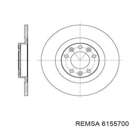 Тормозные диски 6155700 Remsa