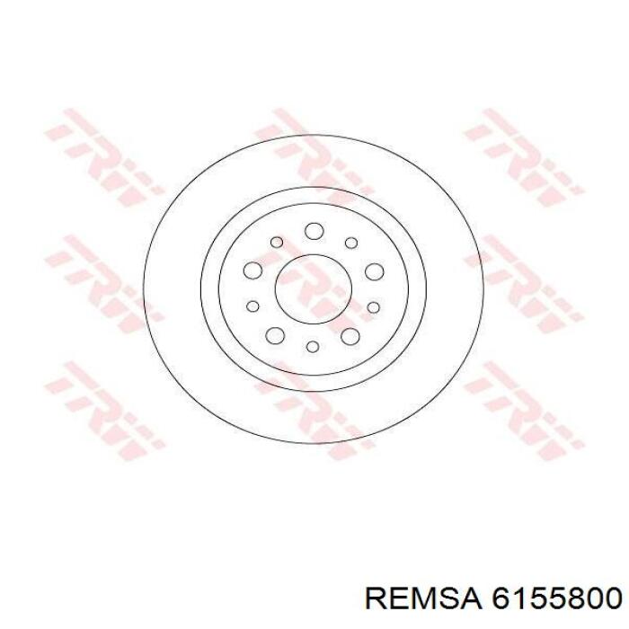 Задний тормозной диск Remsa 6155800 цена, от 35.31 USD
