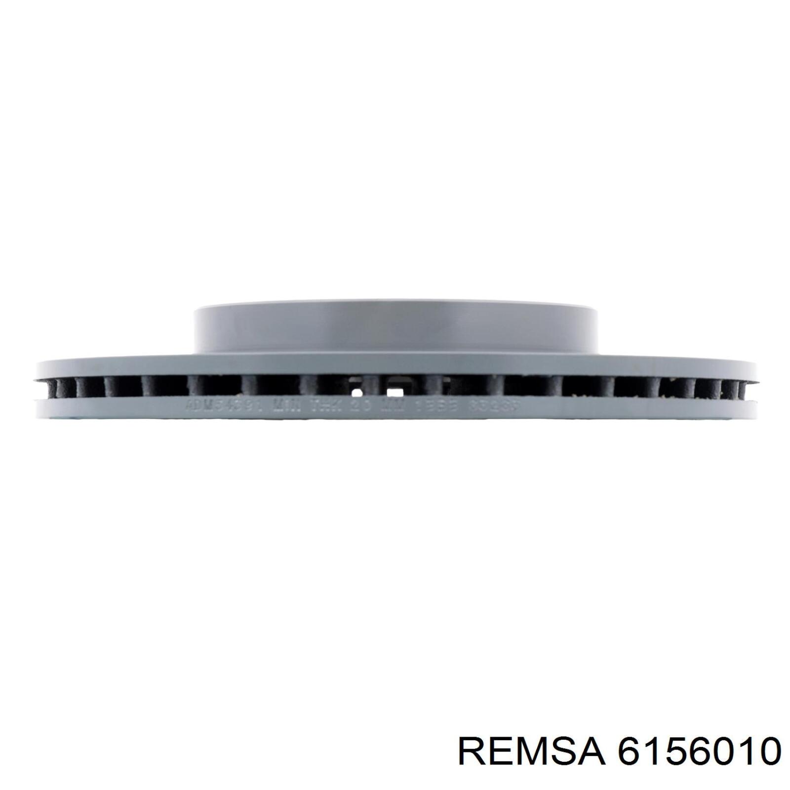 Передние тормозные диски 6156010 Remsa