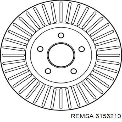 Передний тормозной диск Remsa 6156210