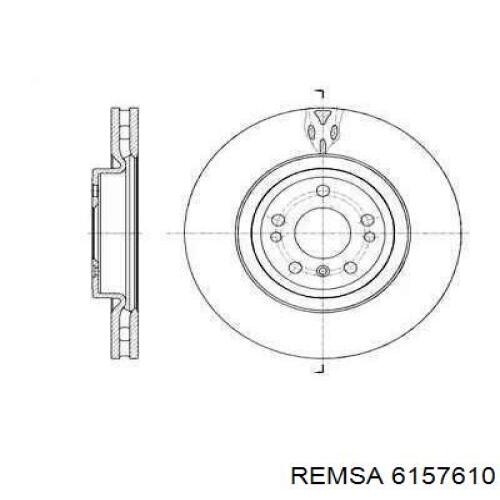 Передний тормозной диск Remsa 6157610