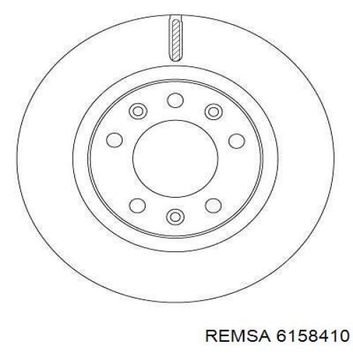 Тормоз дисковый передний Remsa 6158410 цена, от 41.70 USD