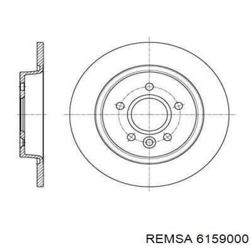 6159000 Remsa Дисковый тормоз