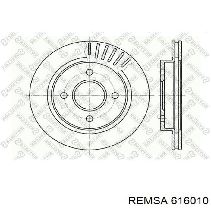 Купить 616010 Remsa Диск тормозной задний