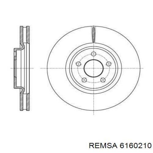 BRRF249 Ford Диск тормозной передний