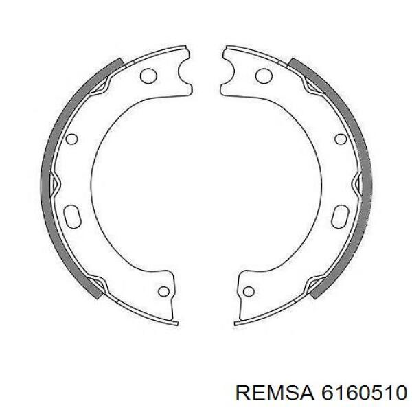 6160510 Remsa Диск тормозной передний
