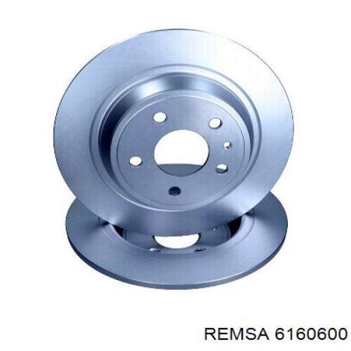 Тормозные диски 6160600 Remsa