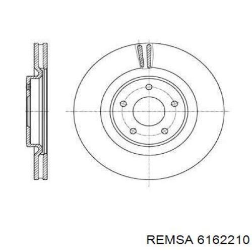 6162210 Remsa Диск тормозной передний
