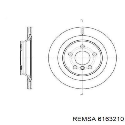 Тормозные диски 6163210 Remsa