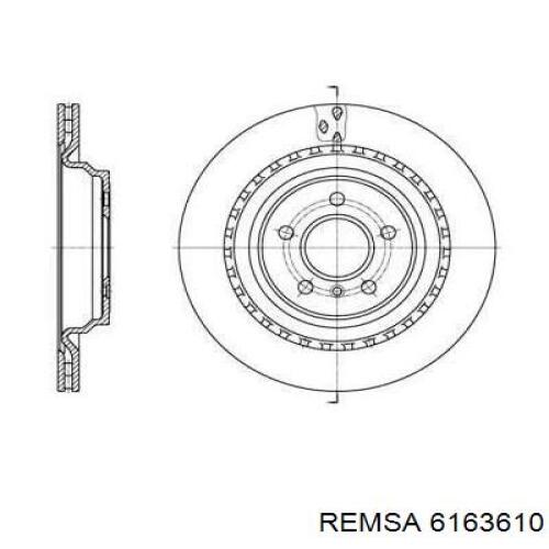 Задний тормозной диск Remsa 6163610 цена, от 80.34 USD