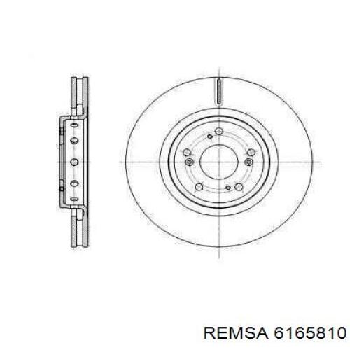 61658.10 Remsa тормозные диски