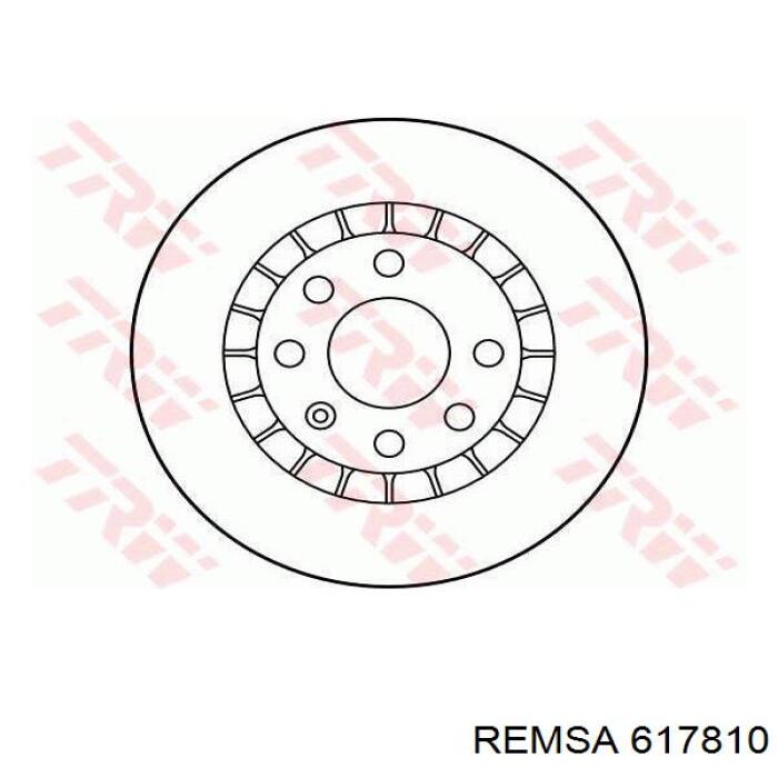 Передний тормозной диск Remsa 617810