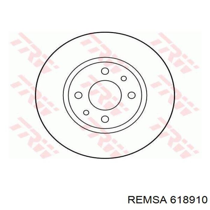 618910 Remsa Диск тормозной передний