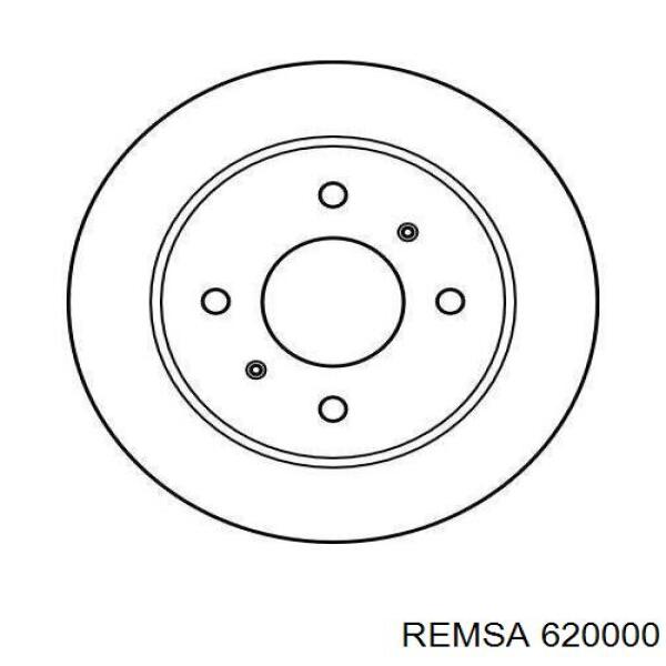 Задний дисковый тормоз Remsa 620000