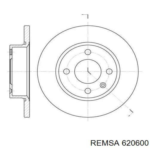 620600 Remsa Дисковый тормоз