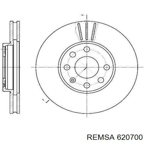 620700 Remsa Дисковый тормоз