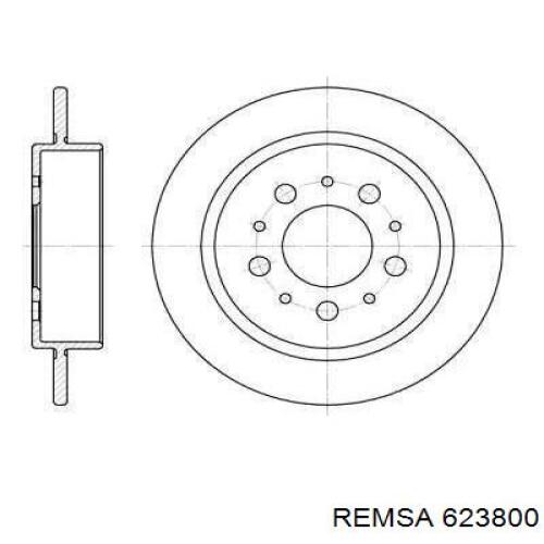 Тормозные диски 623800 Remsa