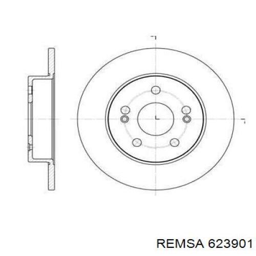 Тормозные диски 623901 Remsa