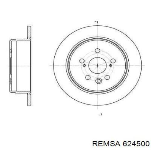 Тормозные диски 624500 Remsa