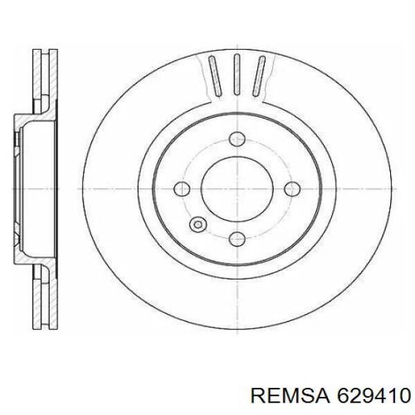 629410 Remsa диск тормозной передний