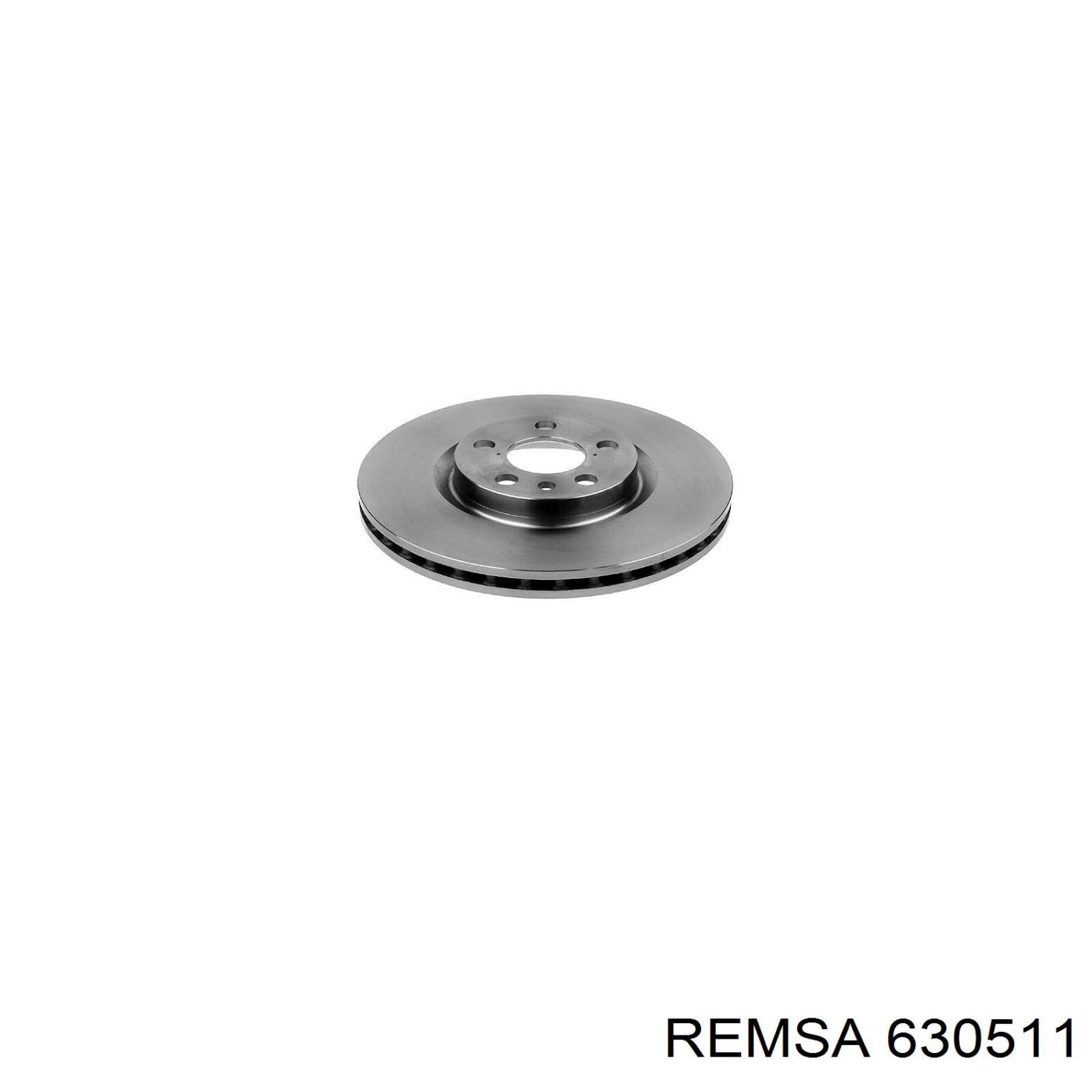 Передние тормозные диски 630511 Remsa