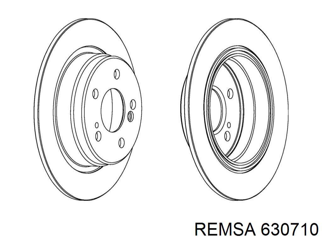 Купить 630710 Remsa Ротор тормозной