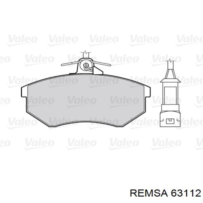 Тормозные колодки Remsa 63112