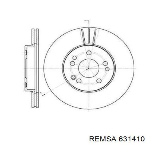 Купить 631410 Remsa Ротор тормозной