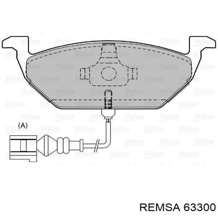 Купить 63300 Remsa Колодки тормозные