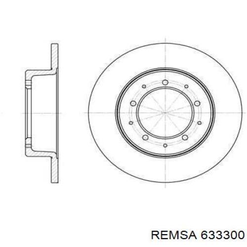 Тормозные диски 633300 Remsa