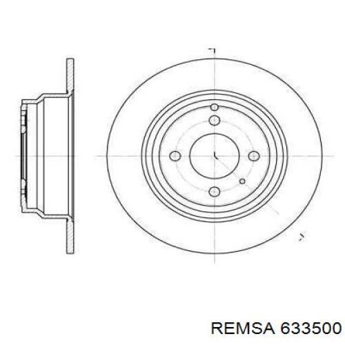 Тормозные диски 633500 Remsa