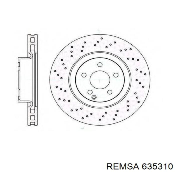 Купить 635310 Remsa Ротор тормозной