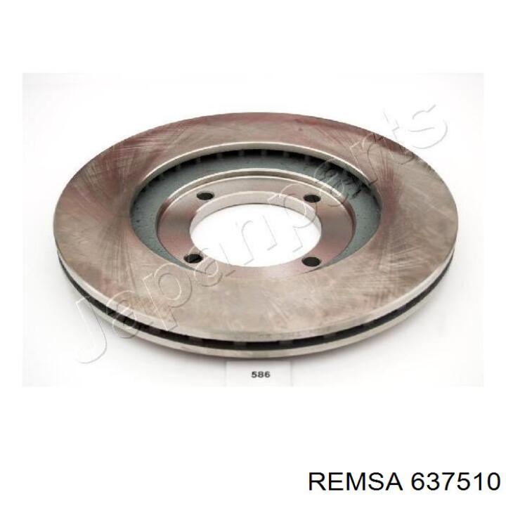 Передние тормозные диски 637510 Remsa
