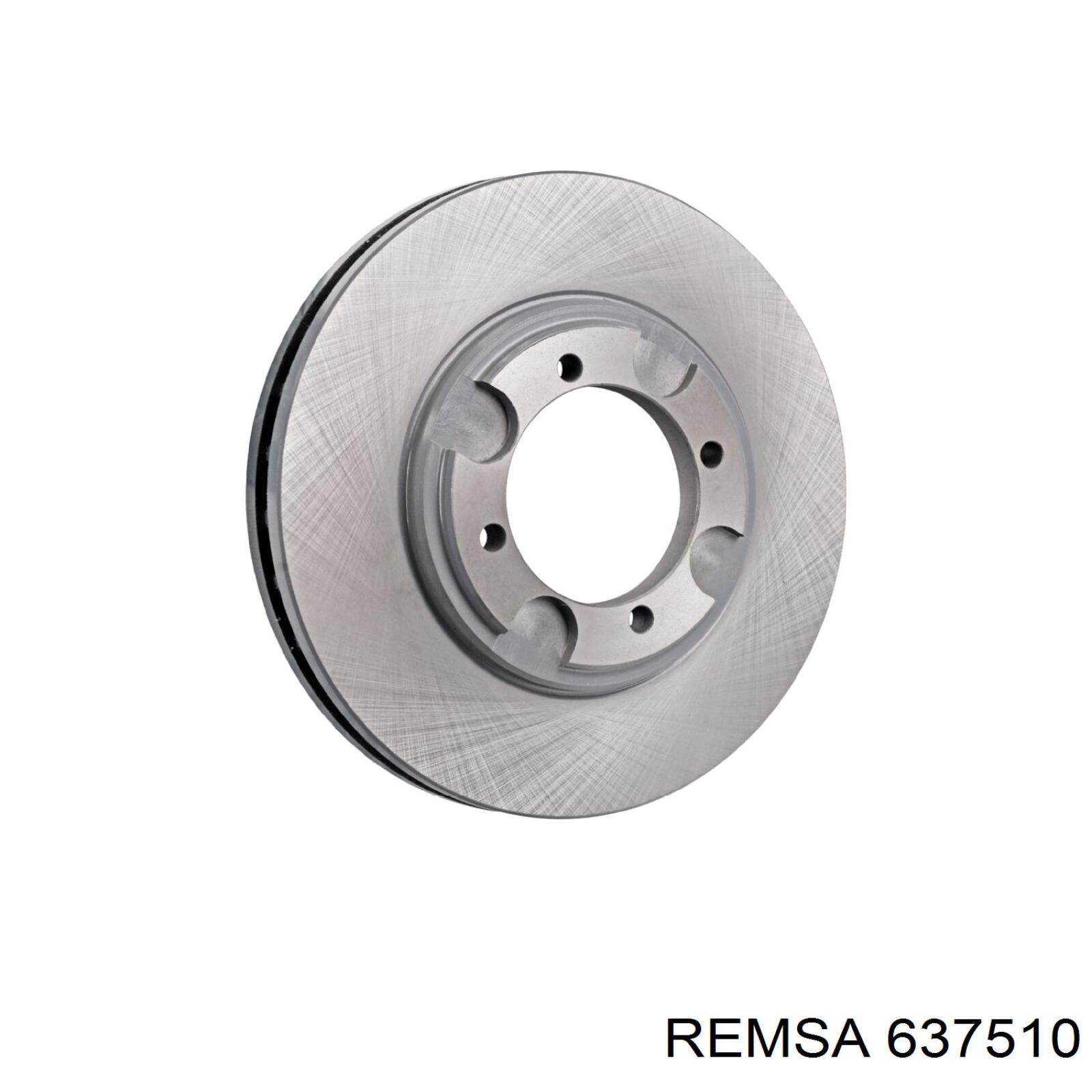 Передний тормозной диск Remsa 637510