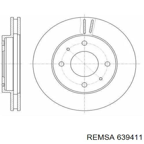 Тормоз дисковый передний Remsa 639411 цена, от 33.38 USD
