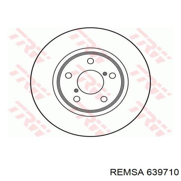 Передний тормозной диск Remsa 639710