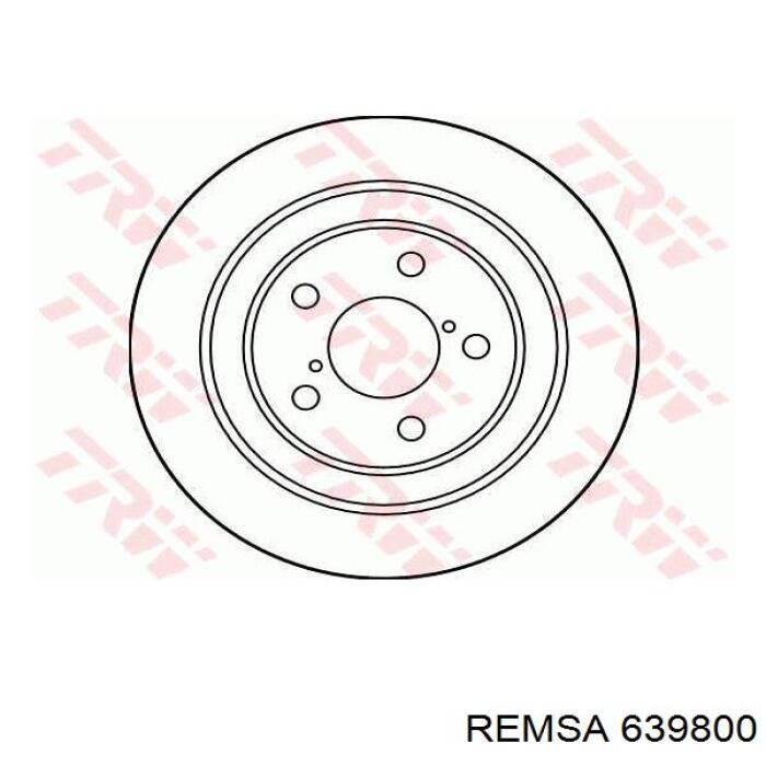 Задний тормозной диск Remsa 639800 цена, от 28.29 USD