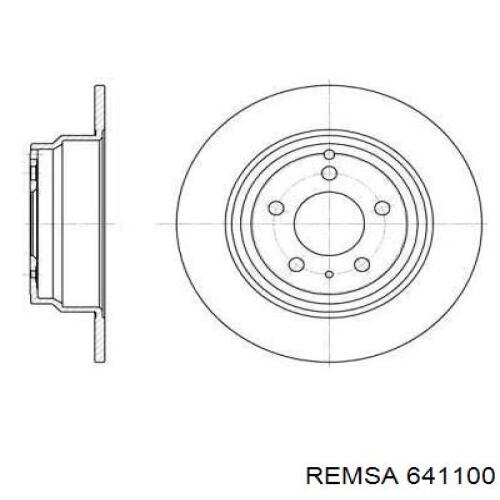 Тормозные диски 641100 Remsa