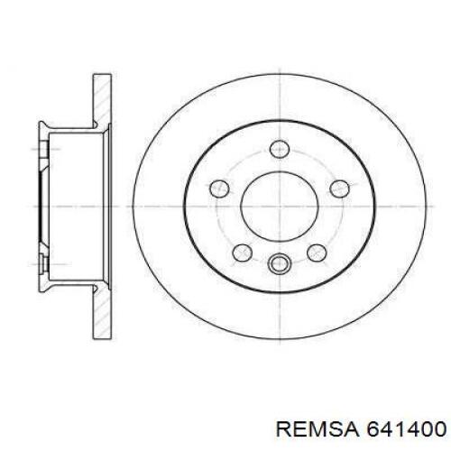 Передние тормозные диски 641400 Remsa