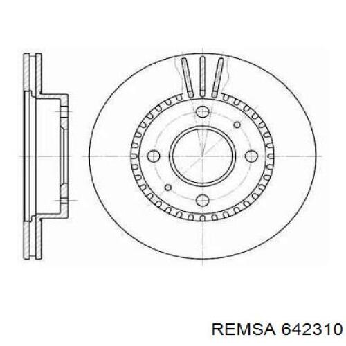 642310 Remsa диск тормозной передний