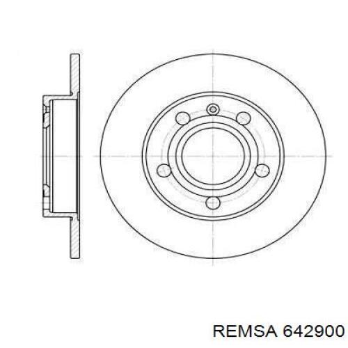 Тормозные диски 642900 Remsa