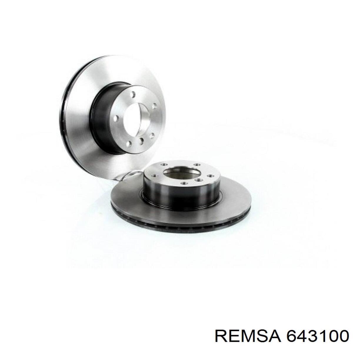 Задний дисковый тормоз Remsa 643100