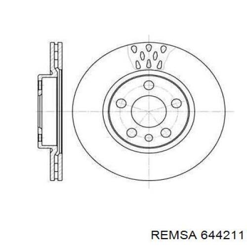 Тормоз дисковый передний Remsa 644211 цена, от 28.07 USD