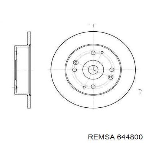 644800 Remsa Дисковый тормоз
