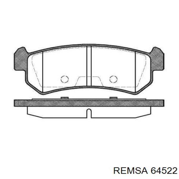 64522 Remsa Колодки передние